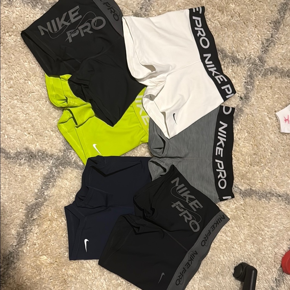 Nike Pro Kids Bottoms - Black, White, Gray, Green
